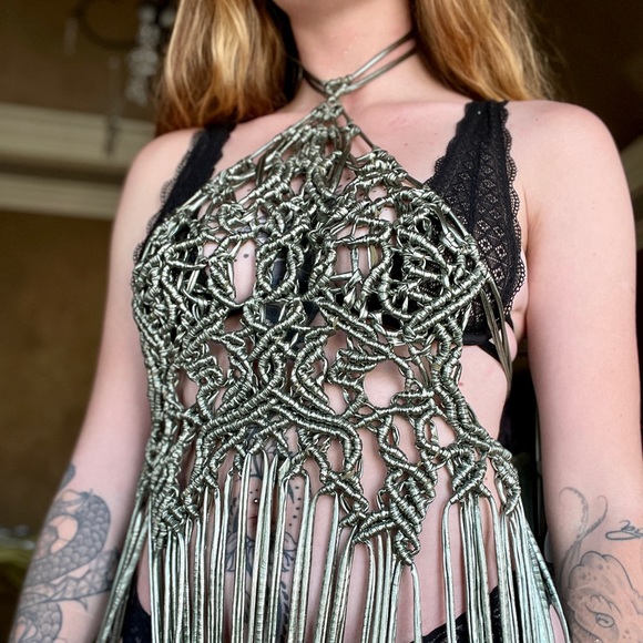 Handmade Macramé Dress - Picture 17 of 17